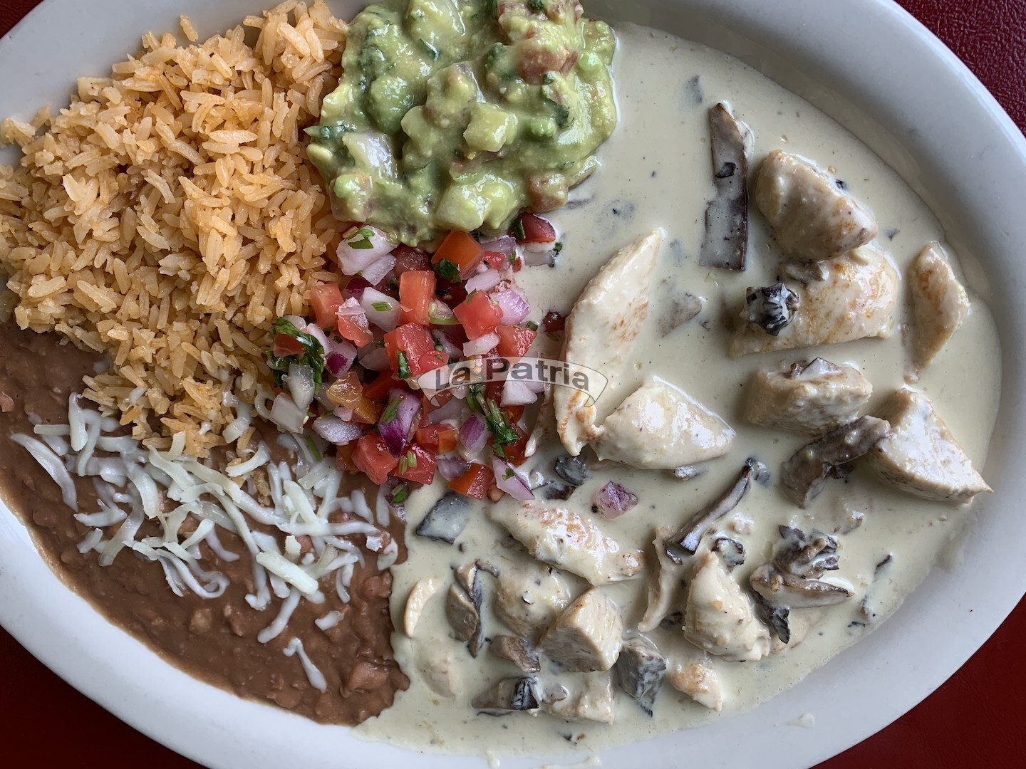 Chicken A la Crema La Patria
